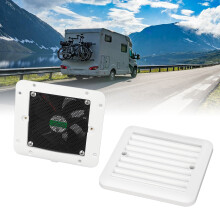 Ventilatore di areazione laterale per camper 97x97mm 12 V 1,2 W ABS scarico