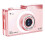 Câmera Digital 4K FHD 50MP com Foco Automático, Tela IPS de 2,4 Polegadas, Câmera Compacta WIFI com Luz de Preenchimento para Estudantes, Rosa 1