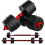 Adjustable Dumbbell Barbell Set 10KG 1