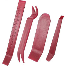 (As show, One size) 4pcs Universal New Car Audio Video Dashboard Cleat Removal Kit Installation Pry Tool (Purple),2024 Ping