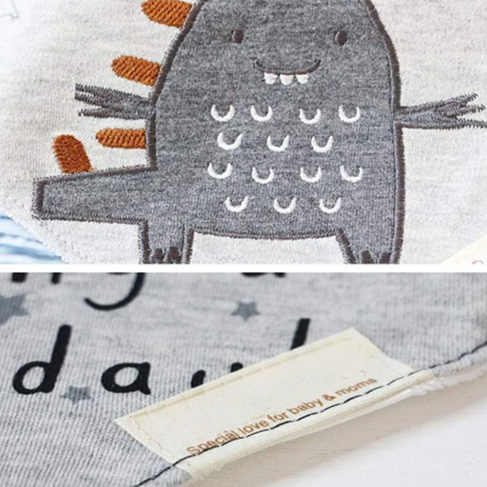 Triangular Baby Bibs with Adjustable Fit