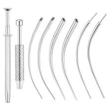 Piercingverktyg med Kula för Smyckesbyte - 14G 16G 18G 20G Verktyg för Örhängen med Platt Baksida för Öra/Näsa
