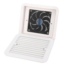 Ventilador lateral para autocaravana 3.6W 12V 205x185mm plateado