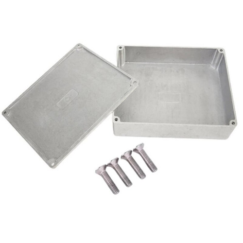 1590XX Gitarrpedal Aluminiumlåda Premium DIY Stompbox-Hölje för Gitarr-Bas Effektpedalprojekt