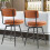2X Swivel Bar Stools PU Upholstery Spray-Coated Iron Frame Pub Chairs 9