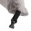 Grey Stuffable Travel Neck Pillow with Adjustable Strap, Soft & Packable 7