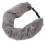 Grey Stuffable Travel Neck Pillow with Adjustable Strap, Soft & Packable 6