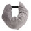 Grey Stuffable Travel Neck Pillow with Adjustable Strap, Soft & Packable 15