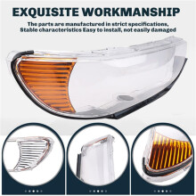 For 5 SERIES E39 2000-2004 Car Headlight Shell Headlight Cover Headlamp Glass Lens Left