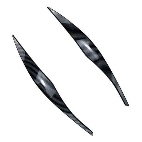 Car Headlights Eyebrows, Headlight Eyebrow Trim Compatible for  3-Series E90 E91 320I 330I 2005-2012