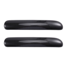 Front Bumper Trim Left and Right Side 51116800143 51116800142 for Cooper R50 2001-2004 Carbon Fiber Pattern