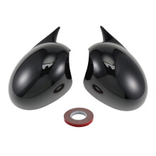 Rearview Mirror Cover Rearview Mirror Guard for   COOPER R55 R56 R57 R58 R60 Side Door Rearview Cover Caps,B