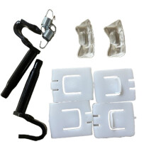 For Santana 2000 Auto Parts Front Rails Sliding Block Slider Pin Extension Spring Repair Kit