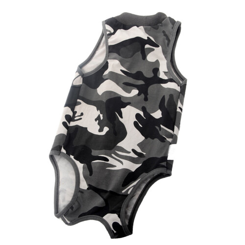 Combinaison de récupération pour chat, taille S, camouflage, modal