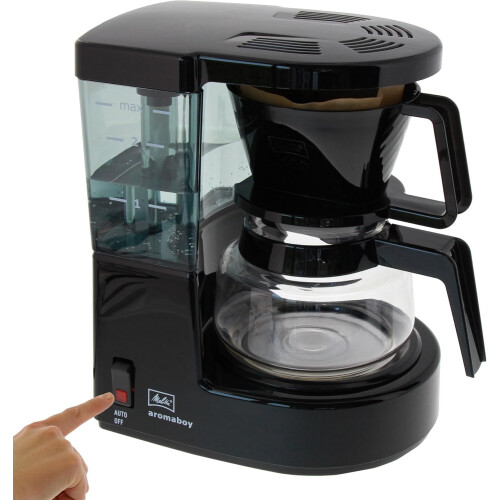 Melitta Melitta Filter Coffee Machine, Aromaboy Model, Stainless Steel, Black, 2