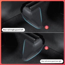 Car Corner Protector Slide Rail Half-Wrapped Corner Protector for Model Y Modification