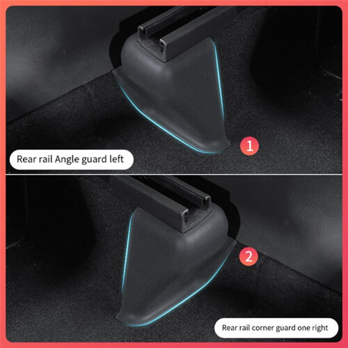 Car  Corner Protector Slide Rail Half-Wrapped  Corner Protector for  Model Y Modification