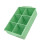 Grüne Silikon-Eiswürfelform für 6 Eiswürfel 175x110x50mm 10