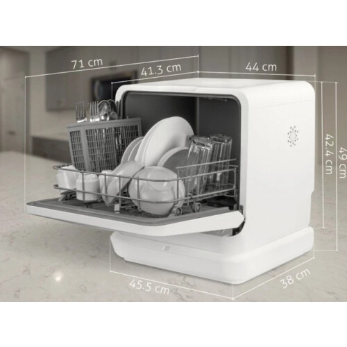 Mini Table Top 3 Place Settings Dishwasher with Water Tank 2