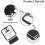 Front Reading Light Panel Cover Trim Kit for   2019-2022 Accessories ABS Carbon Fiber 6