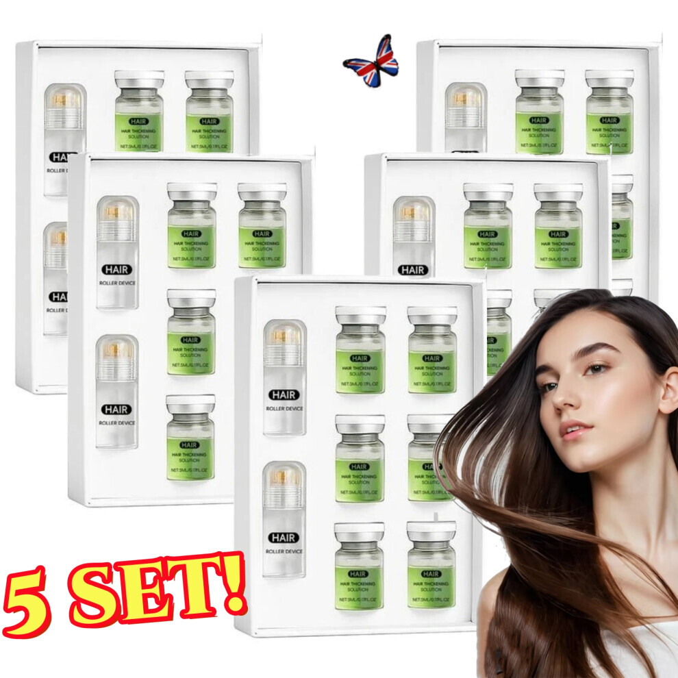 5Set Alphainfuse Hair Regrowth System, Advanced Hair Growth Treatment Ginseng