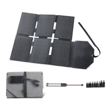 Painel Solar Portátil 60 W-Duoku-Plegável Monocristalino tipo N 16BB-para Estações de Alimentação