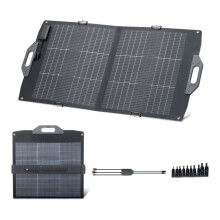 Painel Solar Portátil 100 W-Duoku-Plegável Monocristalino Bifacial-Eficácia de 24 %-com Saída MC4