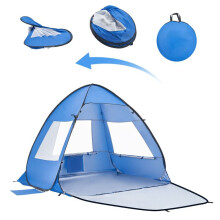 Strandtent - DUOKU - ZP011 - 2 personen - UV-bescherming UPF 50+ - Snelle opening