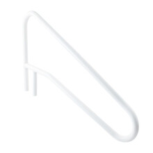 Rampa de Piscina-Duoku-137x81 cm-com Corrimão-em Aço Inoxidável-Capacidade de Carga 100 kg