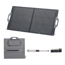 Painel Solar Portátil 100 W-Duoku-Plegável Monocristalino para Alimentação Móvel, Camping e Caminhadas