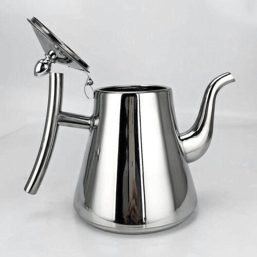 201 Stainless Steel Thickened Teapot with Strainer 1