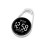 Mini Digital Clock Touch Screens Operate Waterproof ABS-White 1