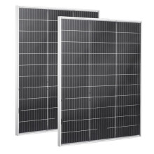 Painel Solar Monocristalino 100 W x 2-Duoku-Painel Fotovoltaico Bifacial-Rendimento Elevado de 23 %