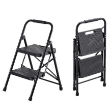 Scala Pieghevole-Duoku-2 Gradini-in Acciaio-Capacità di 272 kg-Maniglia Pratica-Design Leggero e Portatile