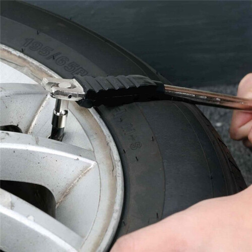 Tire Valve Stem Puller Tool with Valve Core Tool for Universal Car Valve Stem Extenders Straight 1