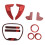 For  Challenger Charger Durango 2015-2020 Steering Wheel Shift Paddle+Emblem Kit+Air Conditioner  CD Button 2