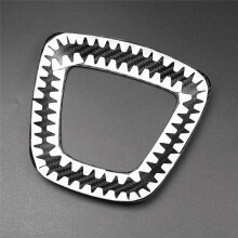 Real Carbon Fiber Sticker Car Steering Wheel Airbag Cover for Model 3 Highland 2024 Interior Accessories