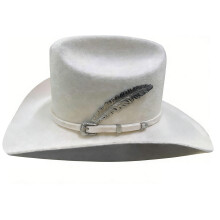 Atmungsaktive Wollweiß-Fedoras-Mütze für Outdoor-Events,-Weiß