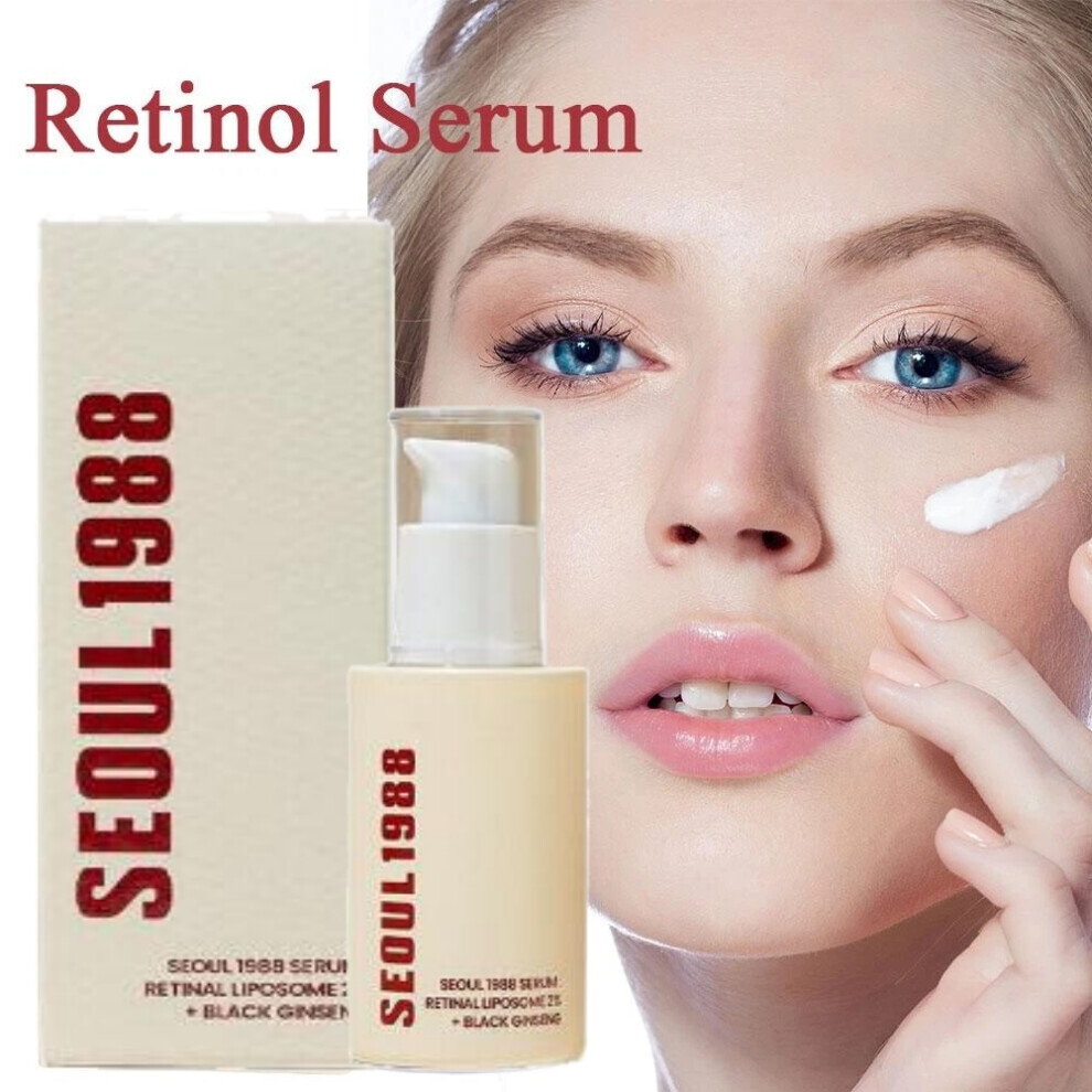 New Ksecret Seoul 1988 Serum : Retinal Liposome 2% + Ginseng, 30Ml Black