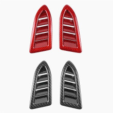 Real Hard Carbon Fiber Sticker for WRX/ WRX STI 2022 2023 Car Dashboard Side Air Vent Frame Interior Trim Black
