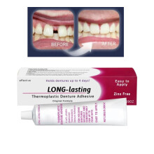 Thermoplastic Denture Adhesive 28g - Long-Lasting, Strong Hold, Easy Application, Safe for All Dentures (100% ORGINAL)