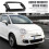 Autoradio-Blendenrahmen für  500 2015, Android-Großbild-Dashboard-Kit, Blendenrahmen, 2-Din-Auto-DVD-Rahmen 3