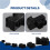6Pcs/Set Front Left Right Power Window Lifter Button Door Lock Mirror Control  for Chevy Silverado  Sierra 6