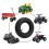 Pack de 2 cámaras de aire 13x5.00-6 válvula TR13 recta 6