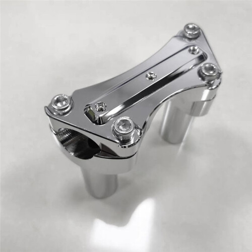 Braçadeira Superior de Riser de Guiador Reto de 3,5 Polegadas para  1 Polegada Bar Dyna Sportster Softail