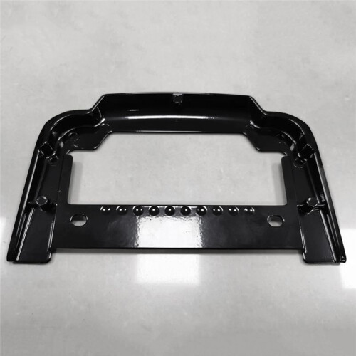 Black Rear License Plate Frame Mount for  Tri Glide Ultra Classic 2011-