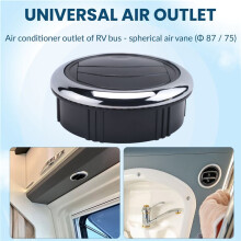 Knob Style 75MM A/C Air Conditioning Outlet Vent (Φ 87 / 75/22mm) for RV Bus Car Boat