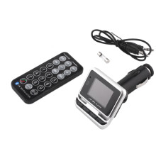 Fm12B Voiture Lecteur Mp3 éMetteur Fm Sans Fil éCran LCD Jeu Voiture Support Carte Tf