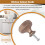 10Pack Kitchen Cabinet Knobs Knurled Dresser Knobs Cabinet Hardware Aluminum Knobs for Dresser Drawers Copper Color 2