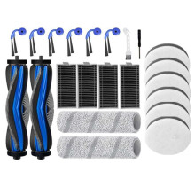 22PCS for Deebot X11 OmniCyclone Robot Vacuum Replacement Main Side Brush Roller Mop Filter Base Station Cotton